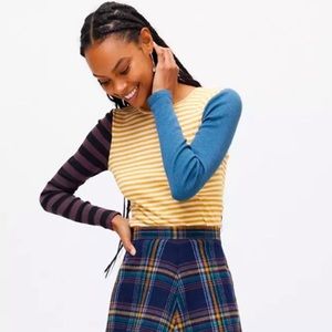 UO urban outfitters truly madly deeply frances striped long sleeve shirt medium